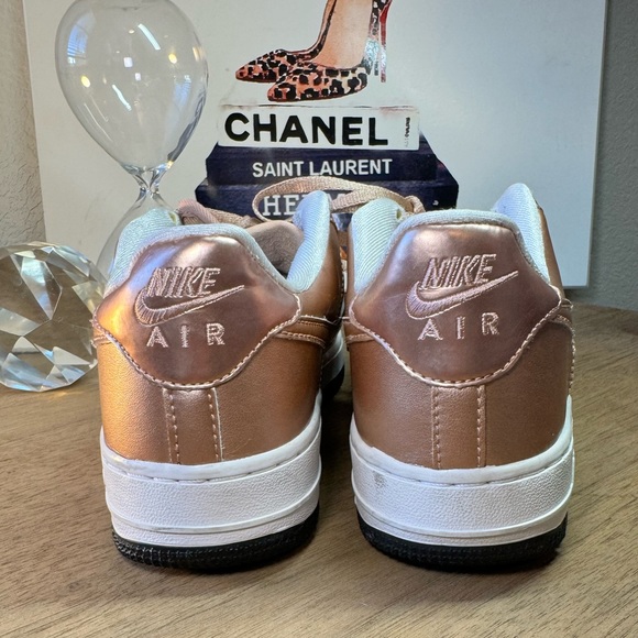 Nike Air Force ones Pink/Champaign size 5.5 women - Picture 4 of 4